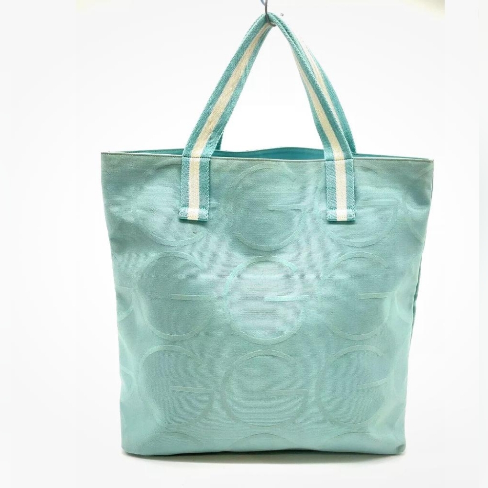 Gucci Light Blue Tote Bag. - Picture 5 of 12